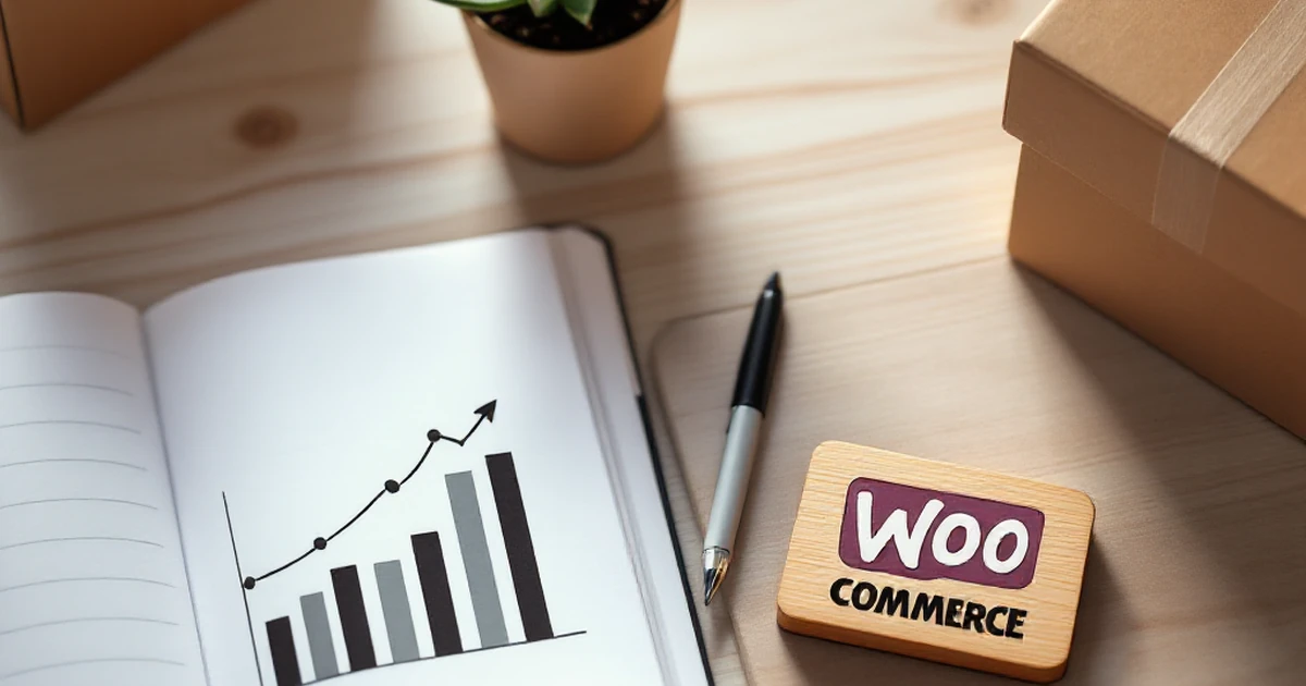 A focused workspace setup representing an e-commerce business owner who would benefit from managed hosting.