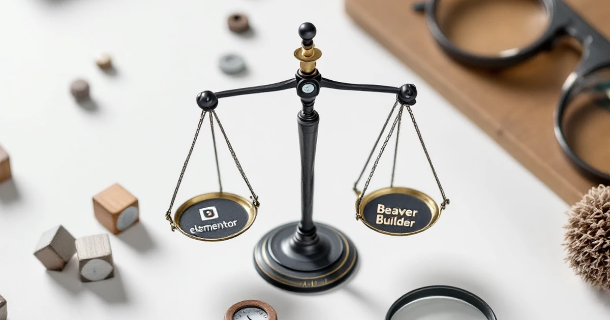 Product photo of decision-making tools for choosing web design builders.