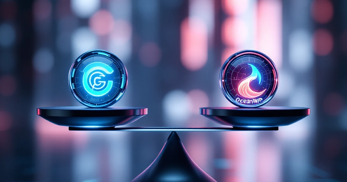 Abstract representation of a digital scale with theme icons.