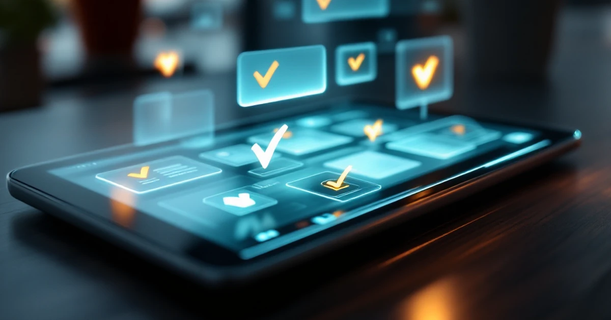 WriteSmart Pro interface with digital notes and checkmarks.