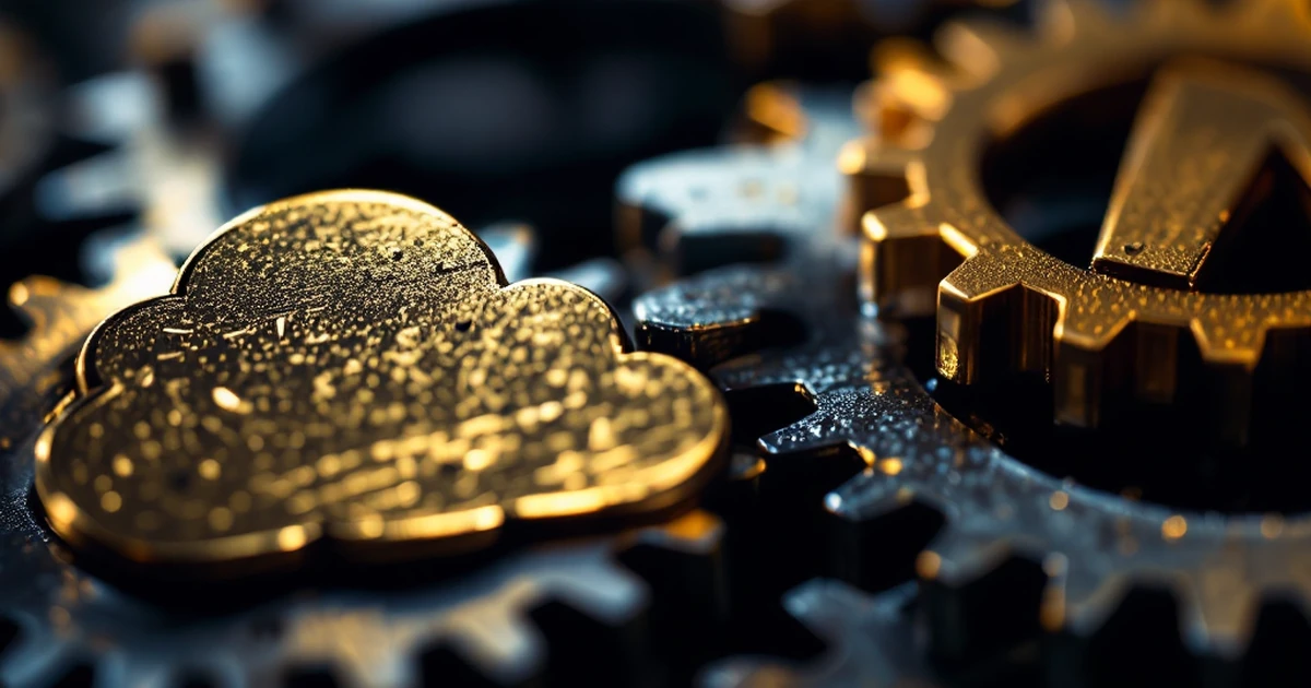 A close-up abstract photo of gears and puzzle pieces fitting together, symbolizing a guided setup process.