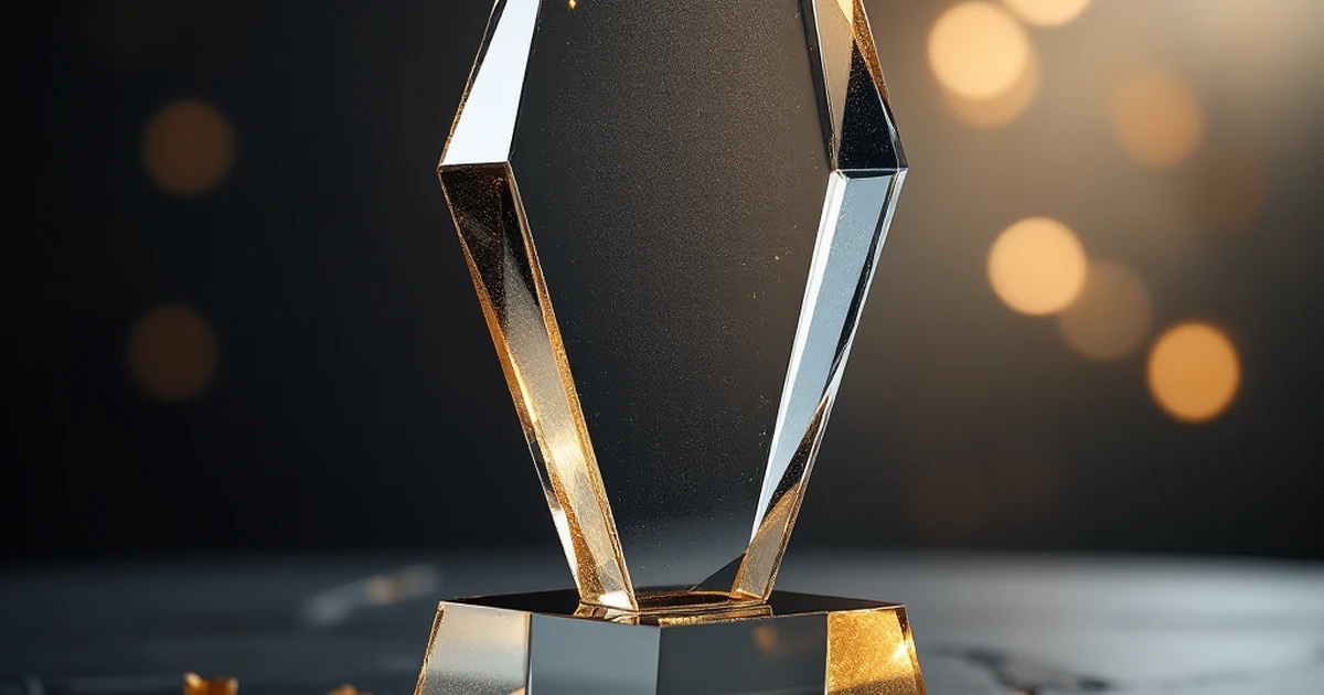 Award trophy representing the final verdict winner