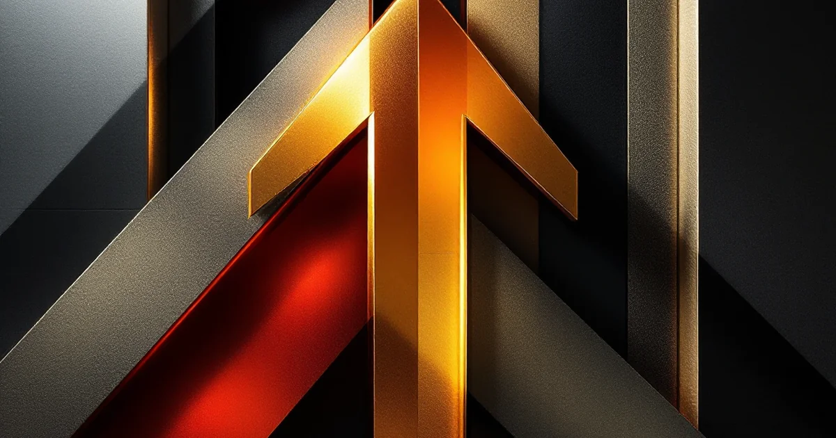 Abstract geometric composition showing converging paths forming a single decisive direction