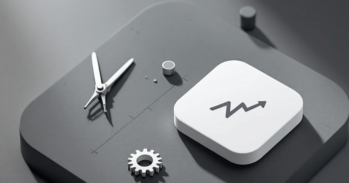 A conceptual product shot representing the RankMath SEO plugin and its setup process with symbolic objects.